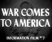 War Comes to America
